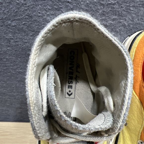 Converse Chuck 70 High Thermo Felt Storm Front Yellow Mens Size 7 Womens Size 9 - Picture 6 of 8